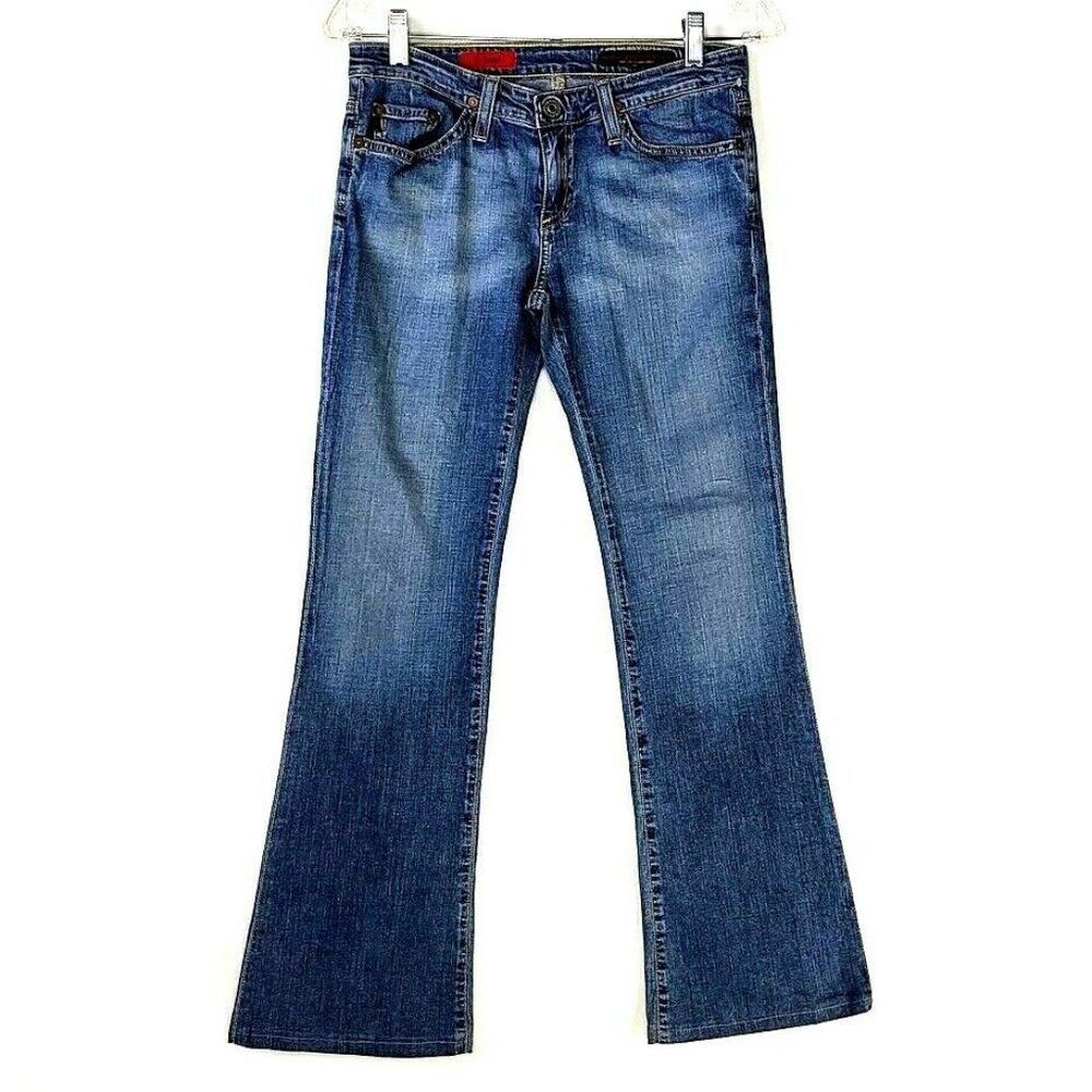 AG Adriano Goldschmied The Angel Jeans Women's Regular Blue Denim Size 26